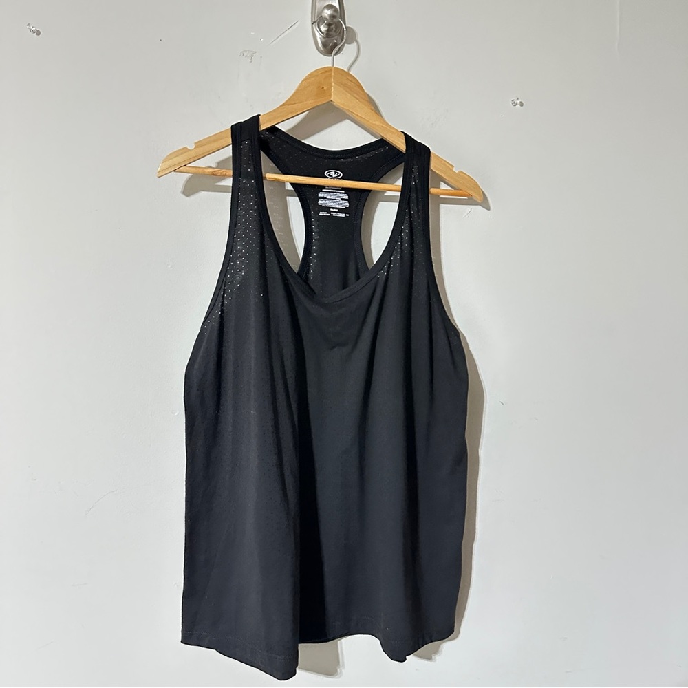 Athletic Black Racerback Men’s Tank Top